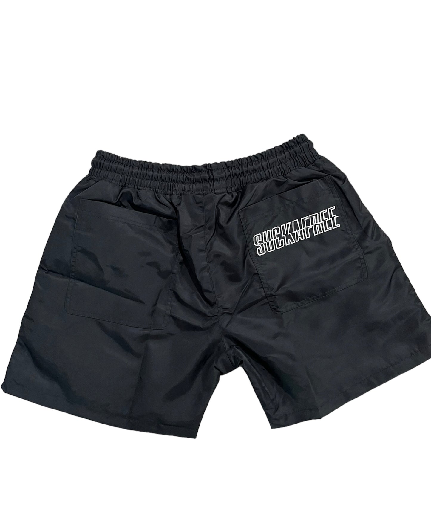 Broken Black Logo Shorts