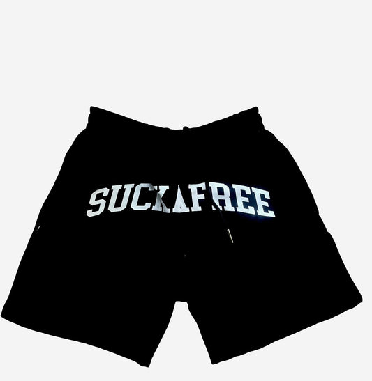 Suckafree university shorts